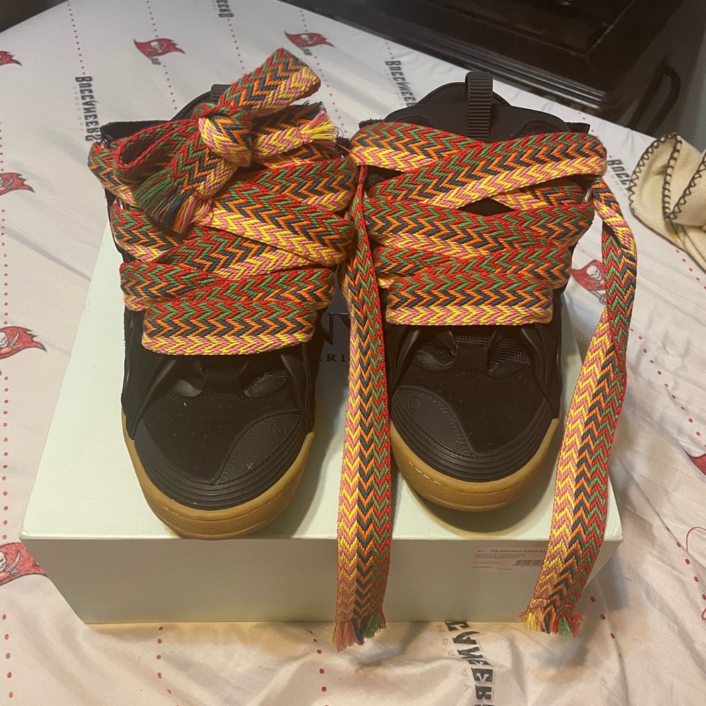 Lanvin curb sneaker